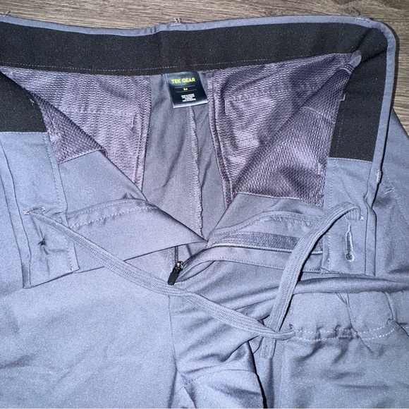 Tek Gear Men’s 34 Pants Joggers Flat Front Zipper Button Close Hidden Drawstring - Picture 4 of 10